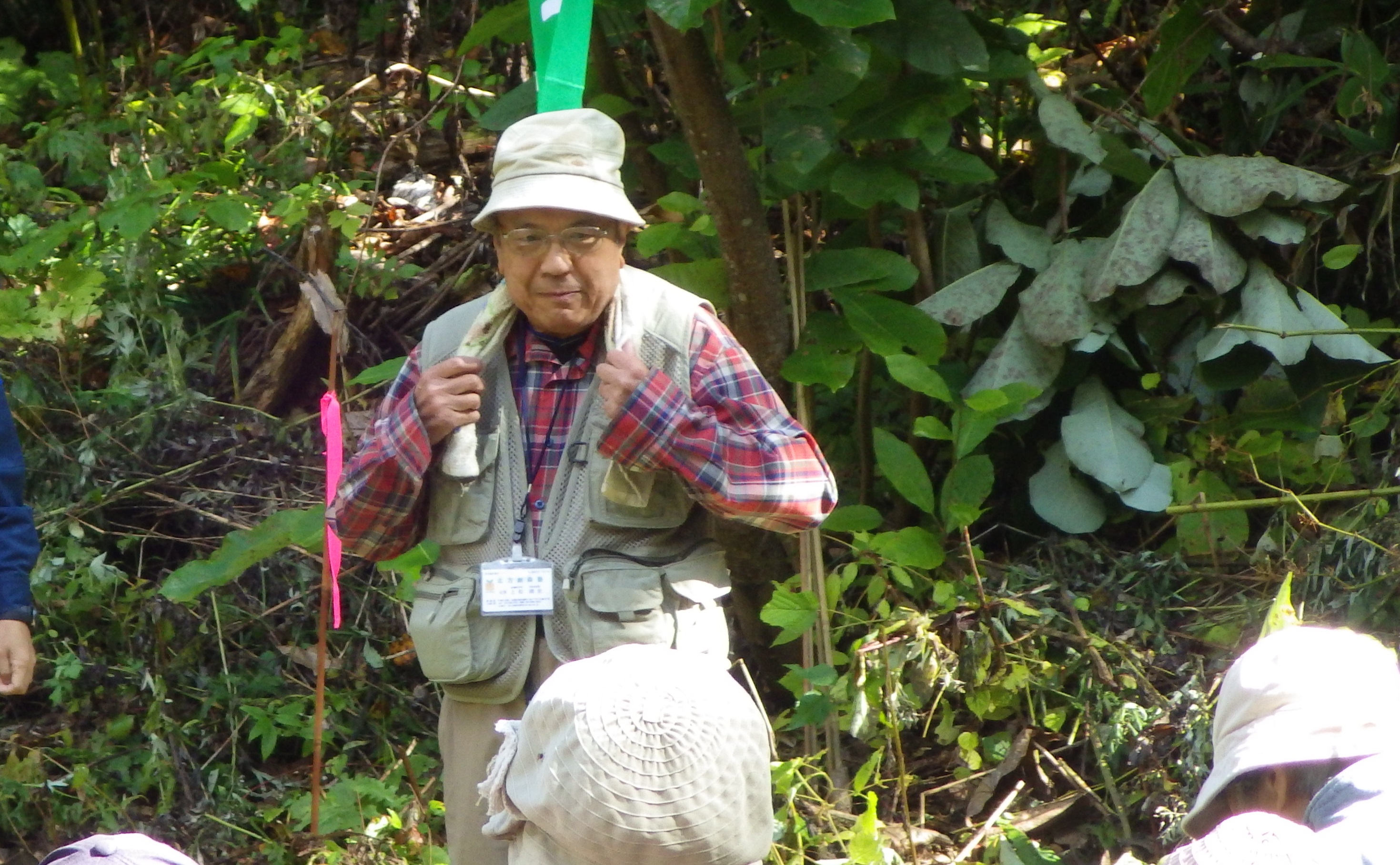 植栽指導の上松さん