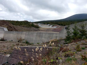 駒ヶ岳の治山ダム