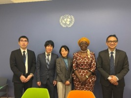 ビャオUNFF事務局長とのバイ会談