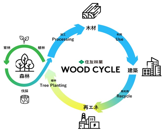 住友林業のウッドサイクル