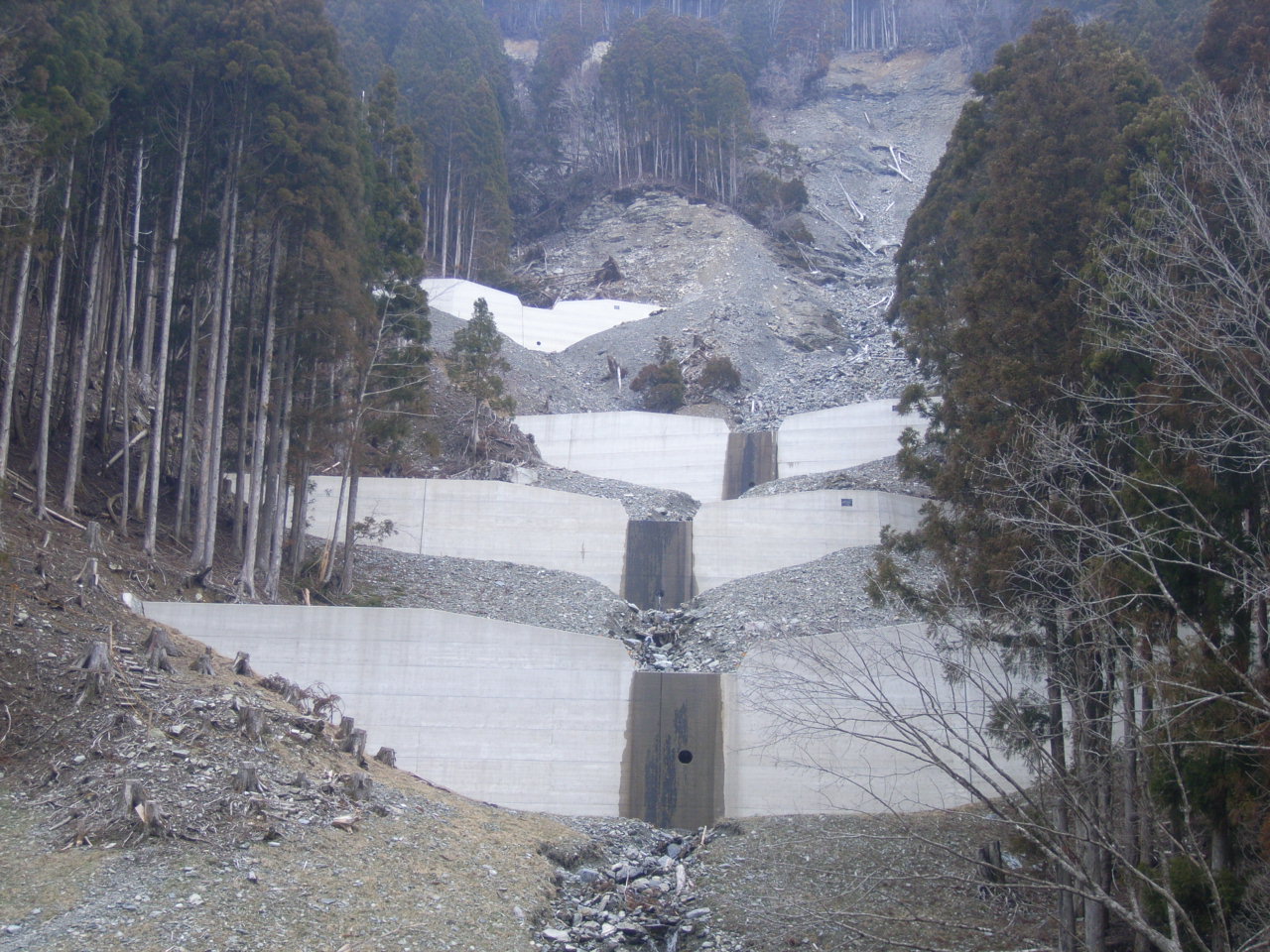 平成26年度祖谷地区特定流域総合治山対策実施地区