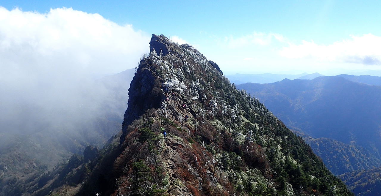 石鎚山山頂