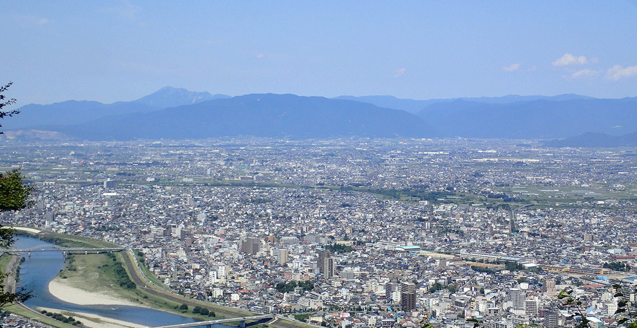 登山道からの眺望