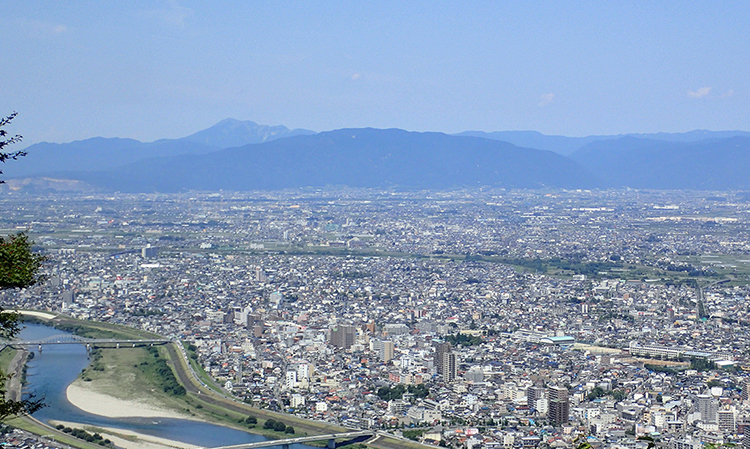 登山道からの眺望