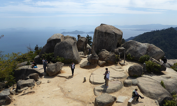 弥山からの絶景