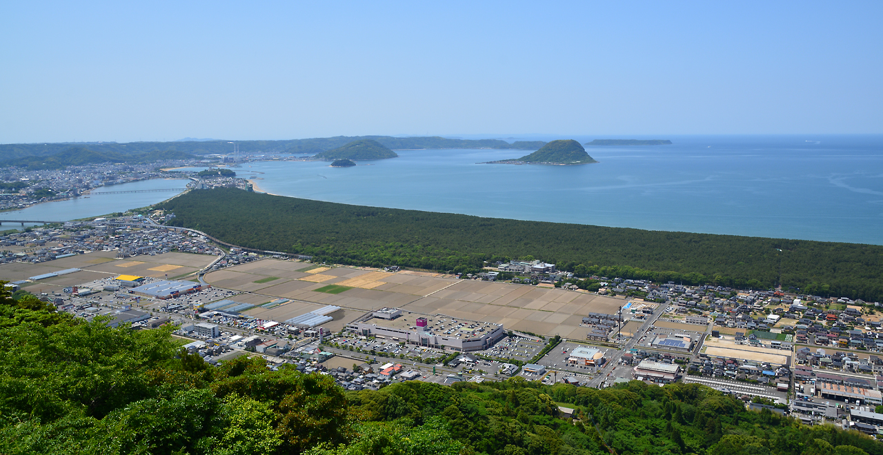 鏡山からの眺望