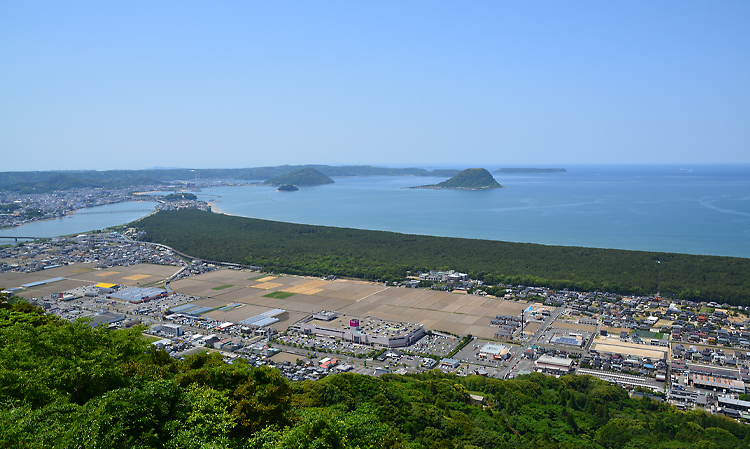 鏡山からの眺望