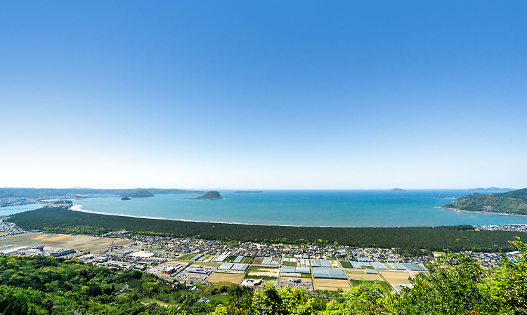 虹の松原全景