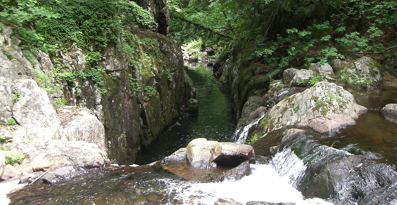 三段峡の散策