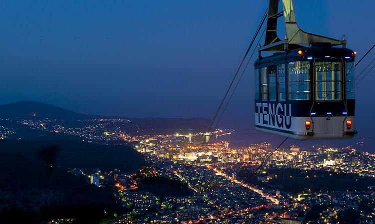 天狗山の夜景