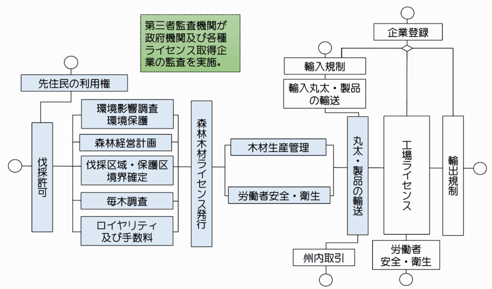 STLVSの基準間の関連と手続きの流れ