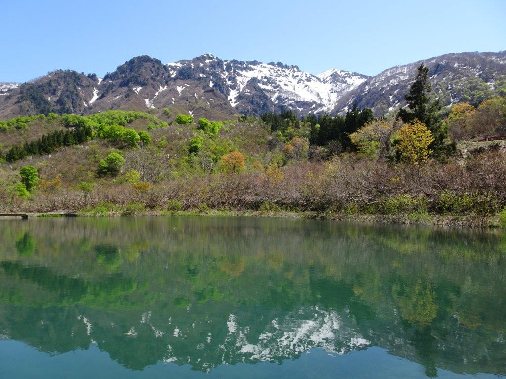 新緑の八海山