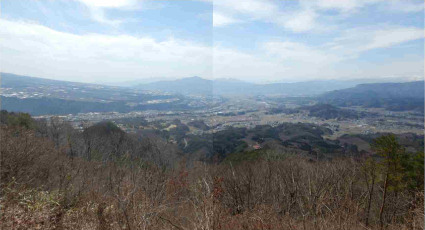 雨乞山から