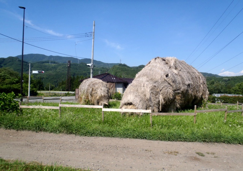 たくみの里のいのししオブジェ