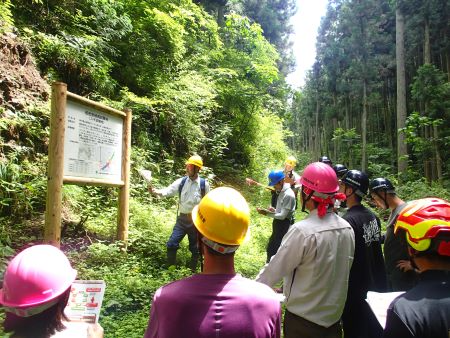 現地研修の様子