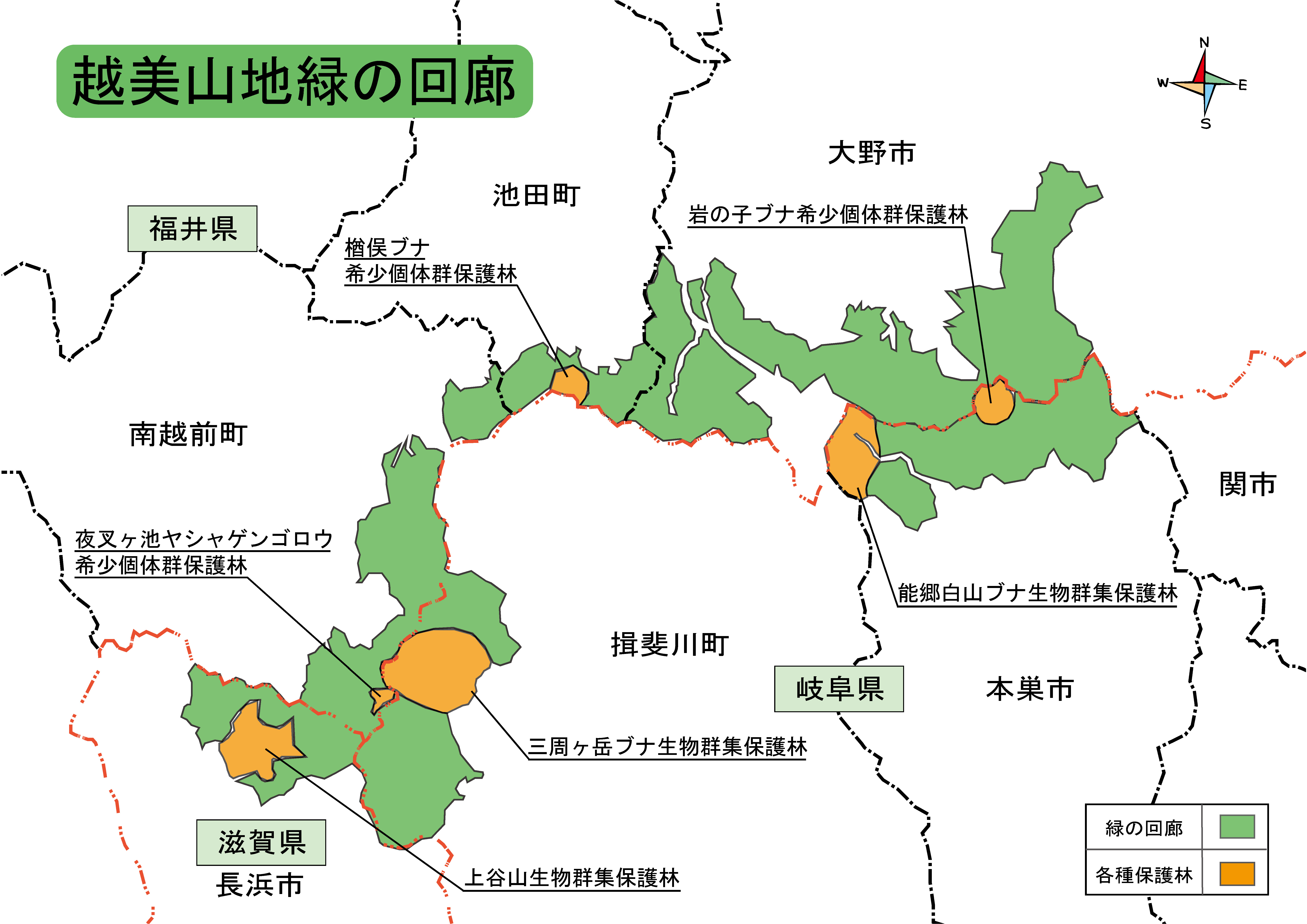 越美山地緑の回廊