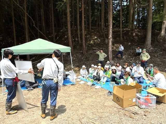 森林教室の様子