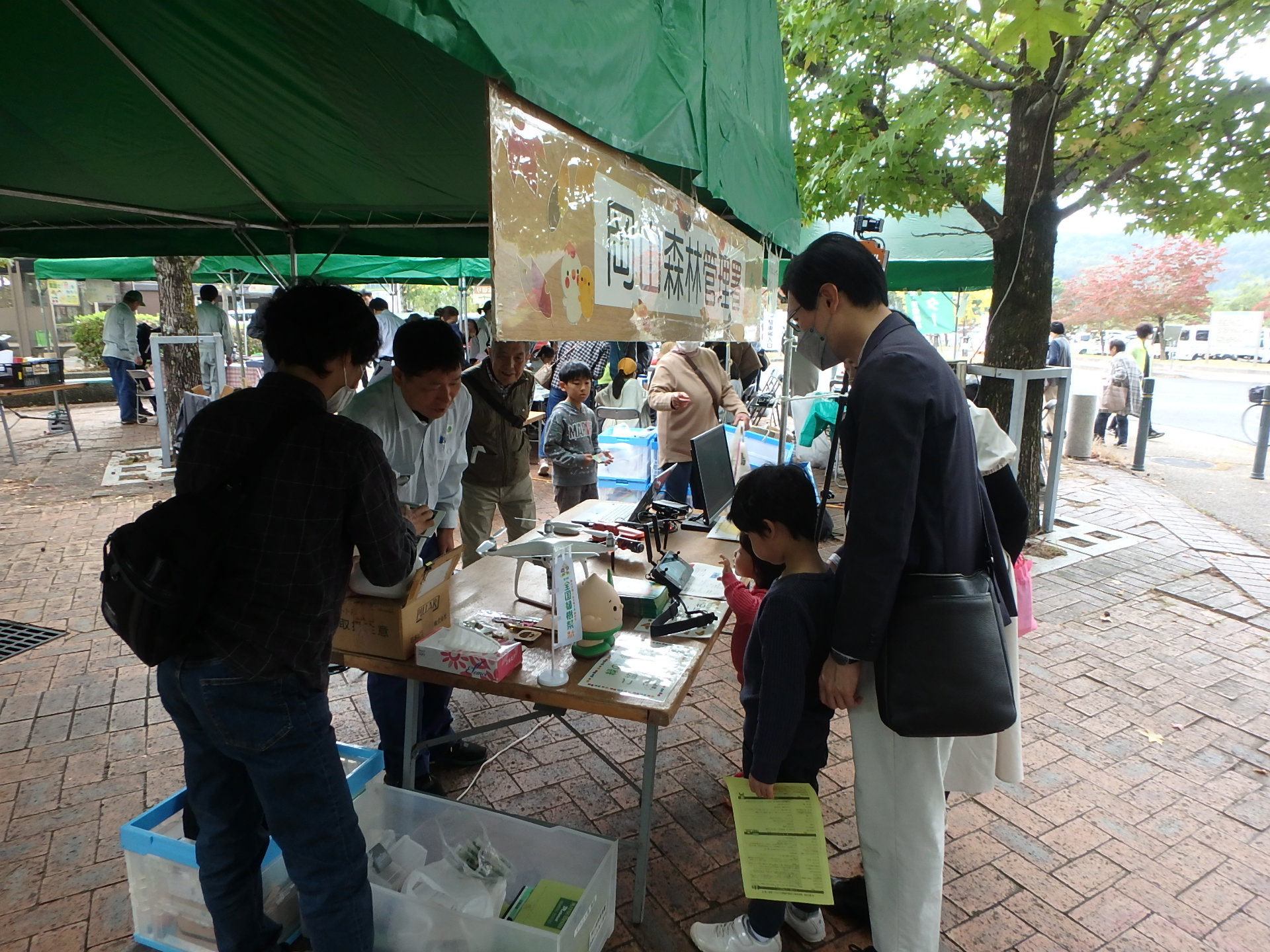 ドローン等の展示