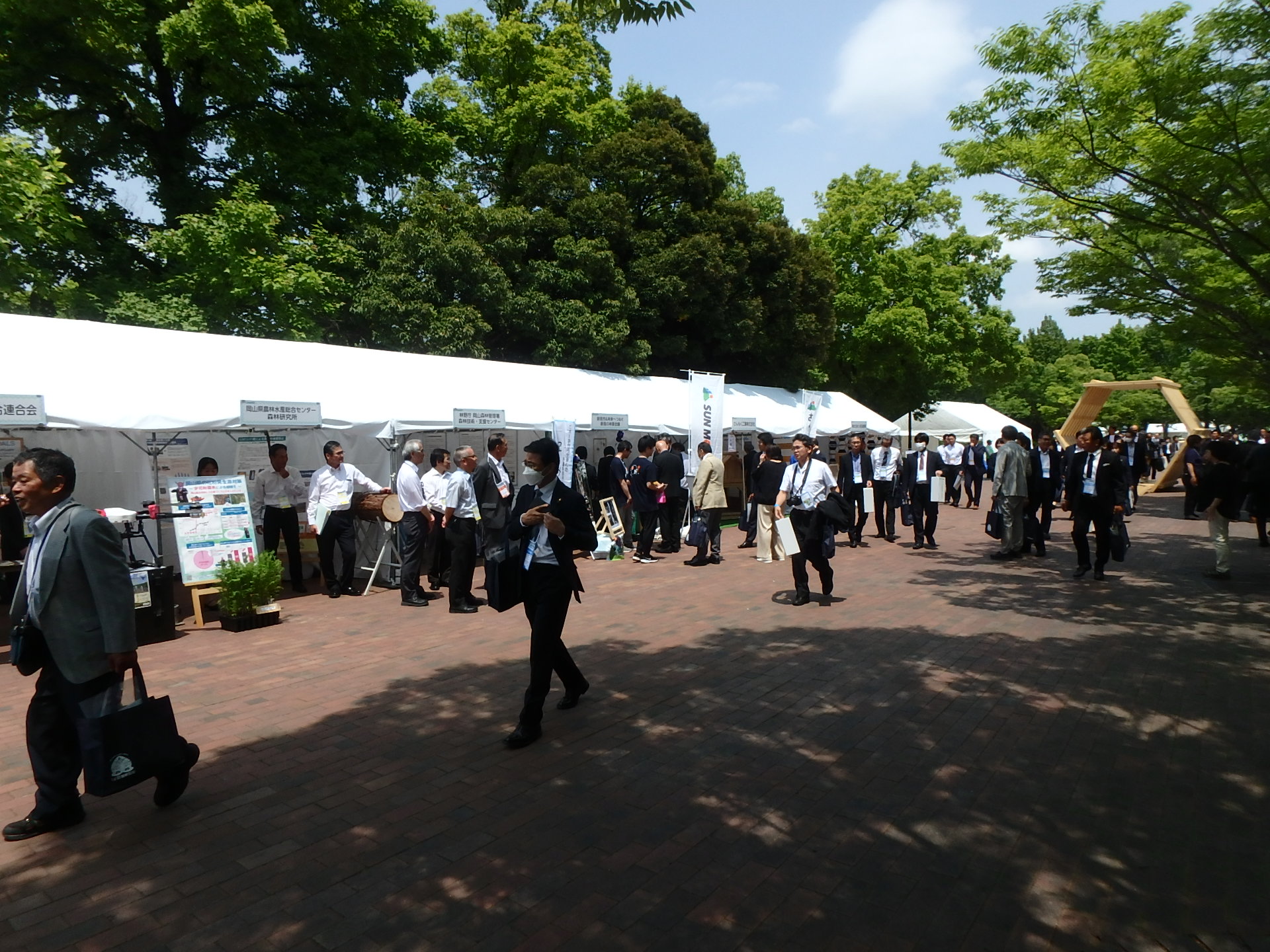 展示会場の様子