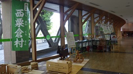 西粟倉村展示全体の様子