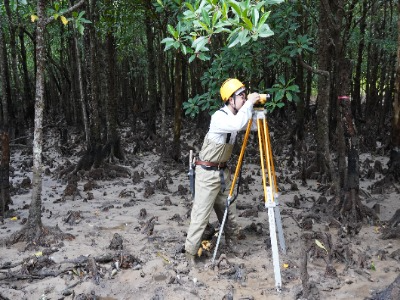 モニタリング調査の様子