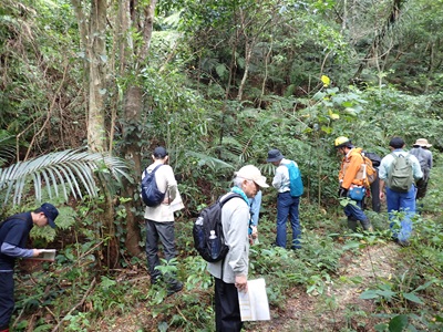合同調査の様子