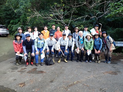 合同調査の様子