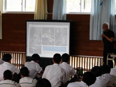 倒伏した弥生杉の説明