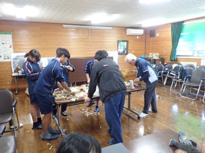 好評の箸作り体験