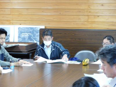 屋久島署の対策説明(岩下業務総括)