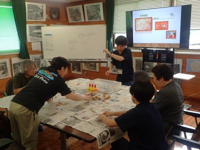 木工作業に集中