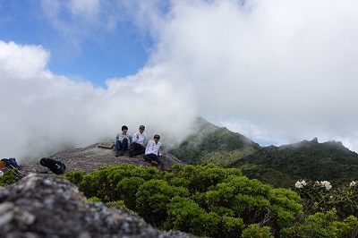 黒味岳頂上の様子