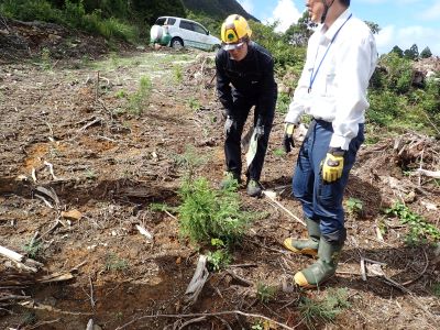 資源の循環利用について説明（屋久島署）