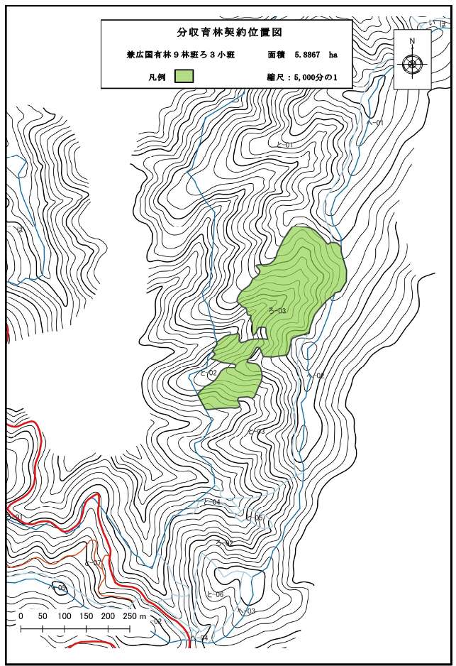 縮尺5千分の1の写真