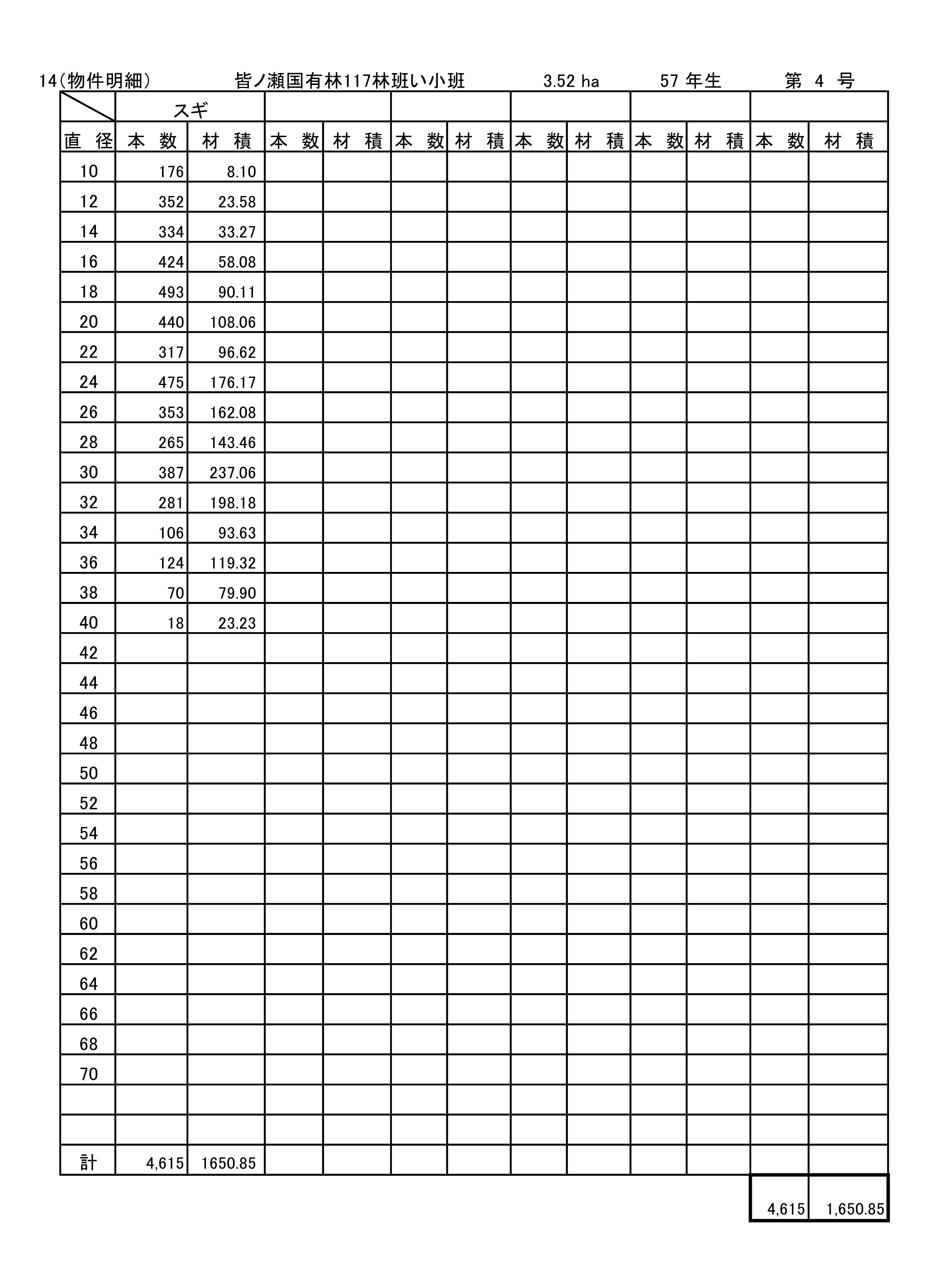 皆ノ瀬117い販売物件明細書