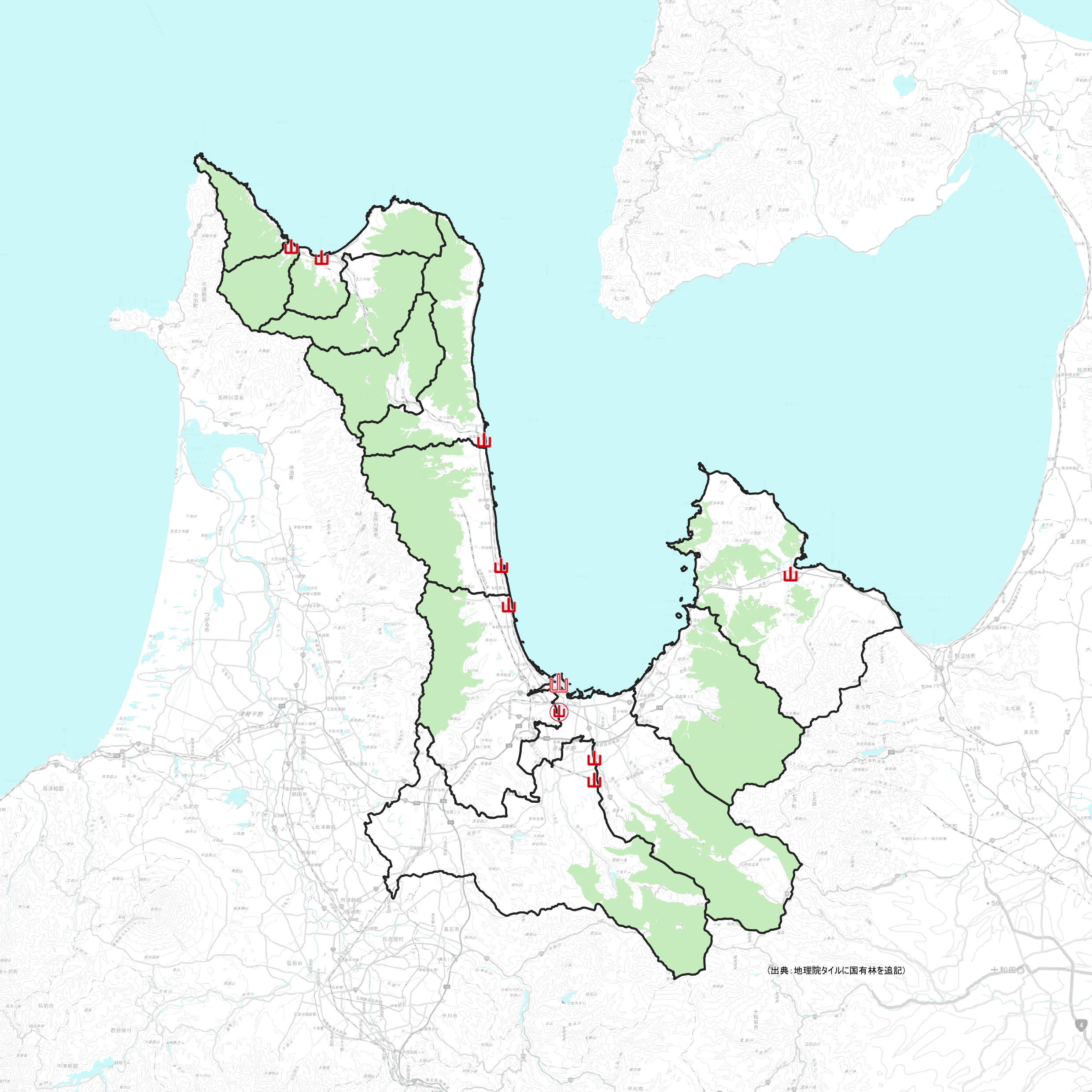 青森管内図
