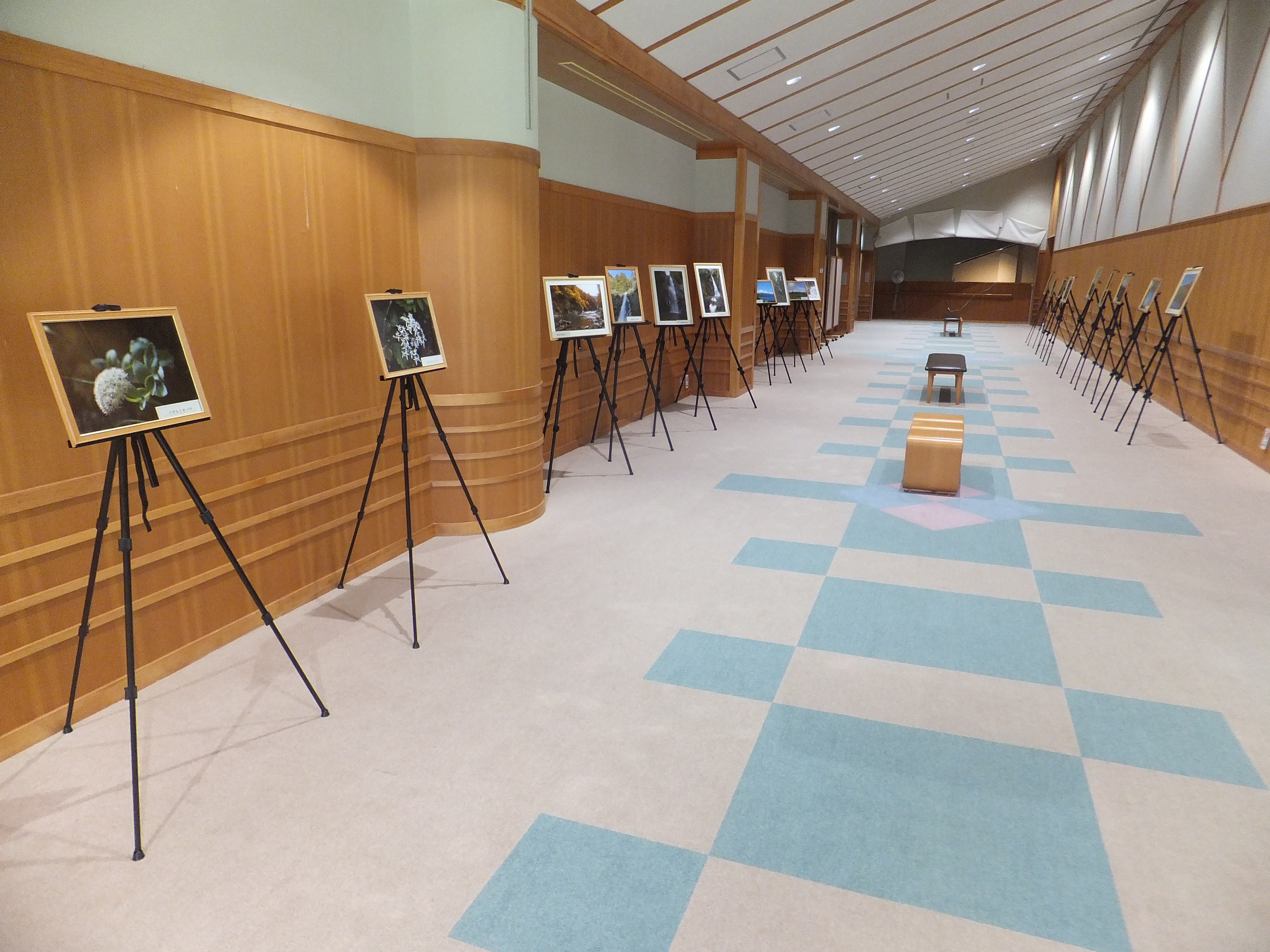 写真展（白神山地ビジターセンター）の様子